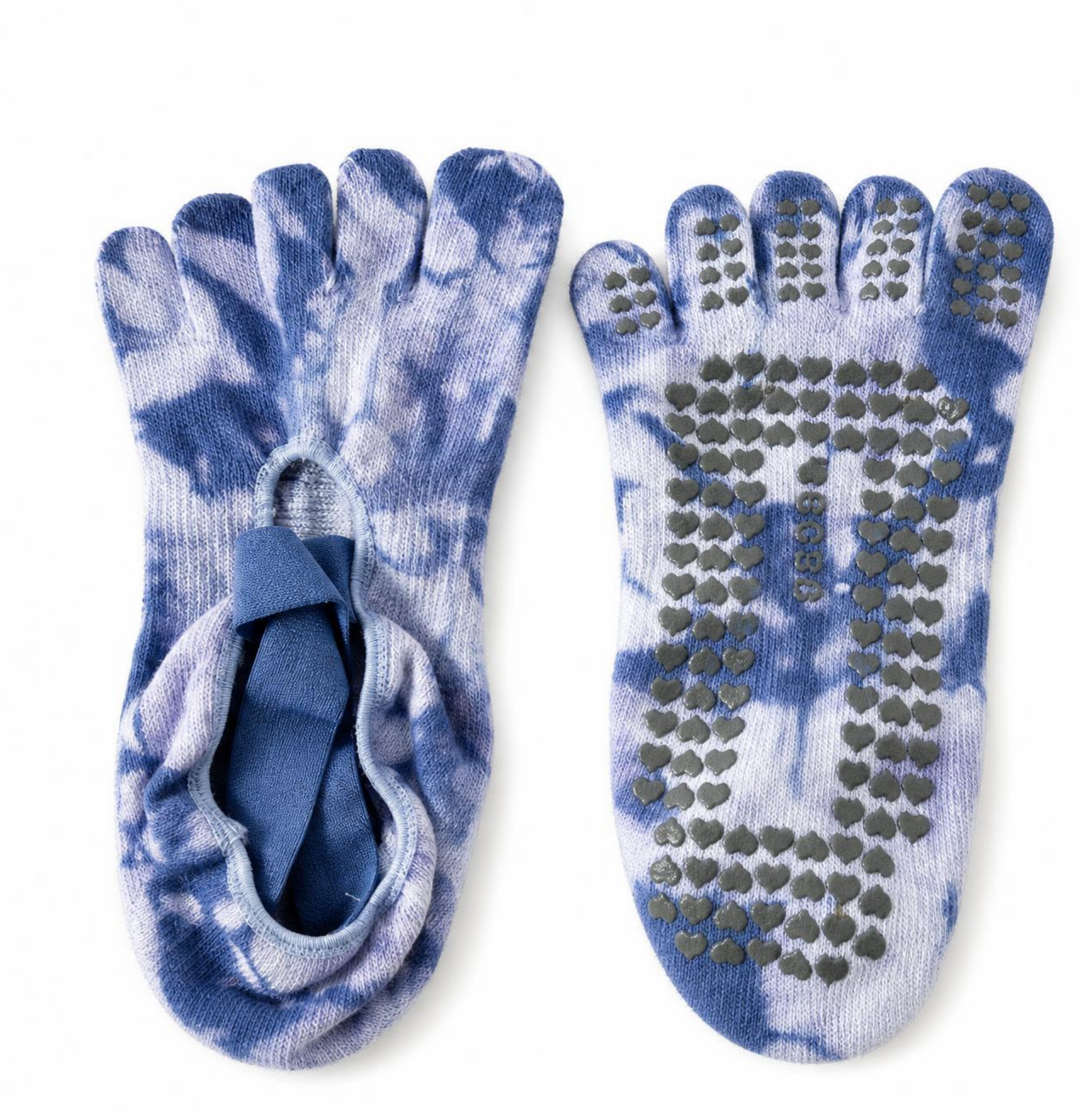 Woman's Purple Five-Finger Yoga Pilates Socks