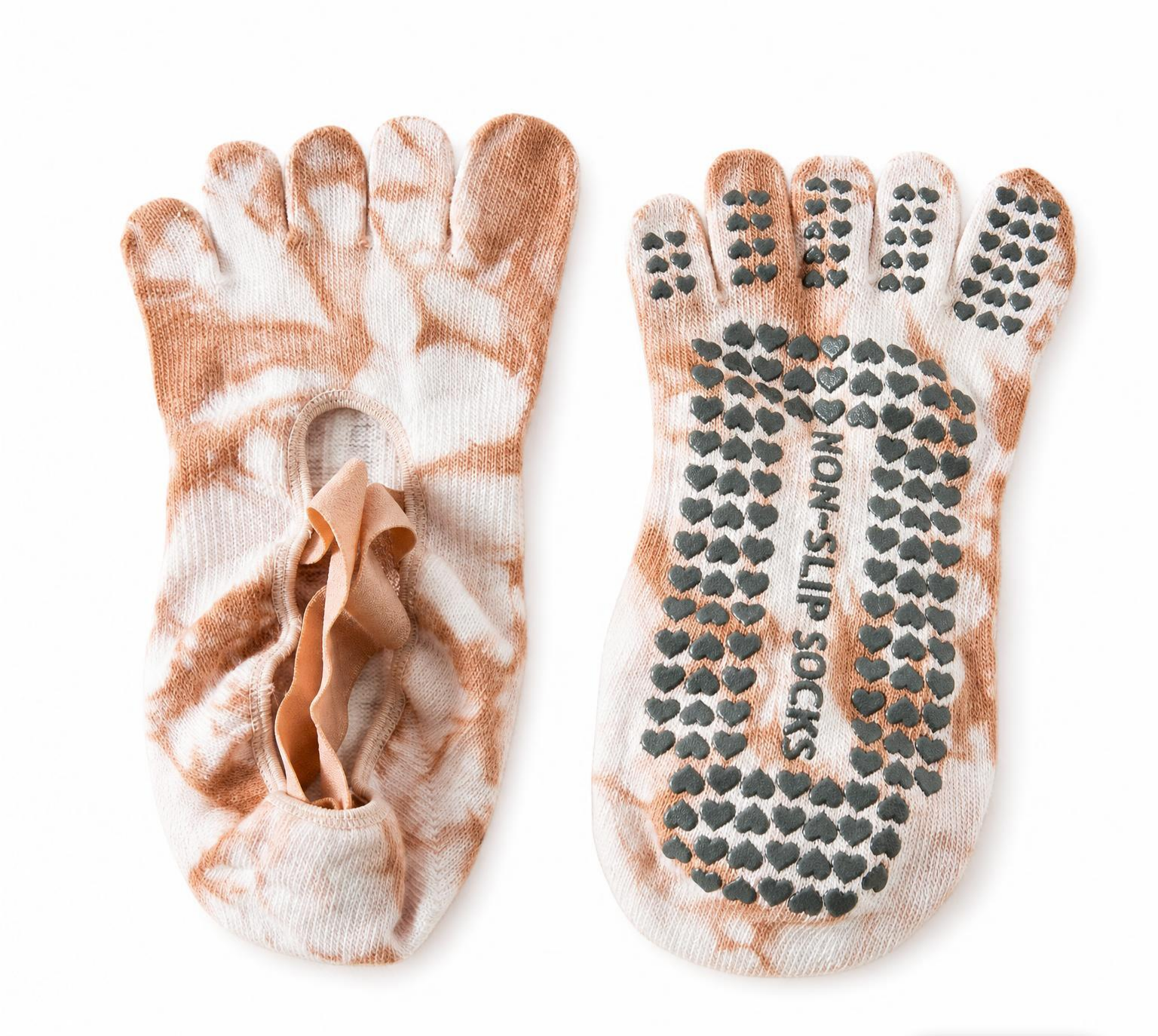 Woman's Pink Five-Finger Yoga Pilates Socks